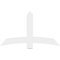 Ekena Millwork Bellingham Architectural Grade PVC Gable Bracket, 60"W x 35"H x 2"D x 6"F, 14/12 Pitch GBP060X35X0206BEL00 - alternate 5